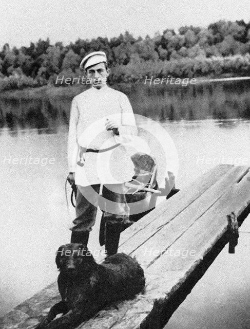 Composer Sergei Rachmaninov (1873-1943), 1895. Artist: Anonymous  