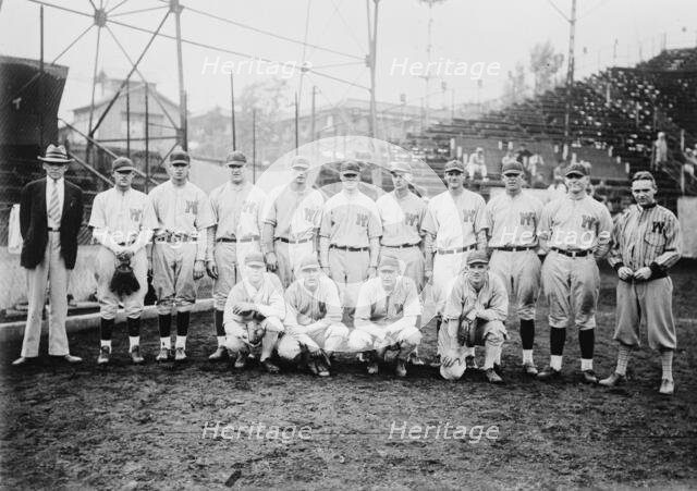 Wash'n Univ'y [Washington University] ball team in Japan, between c1915 and c1920. Creator: Bain News Service.