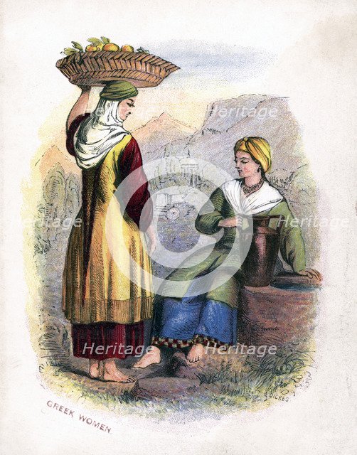 'Two Greek Women', c1809. Artist: Unknown