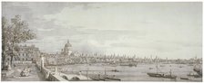 View of the River Thames, London, c1750. Artist: Canaletto