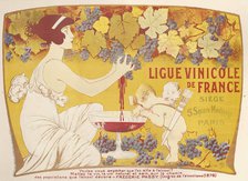 Ligue Vinicole de France, c1901. Creator: Orazi, Manuel (1860-1934).