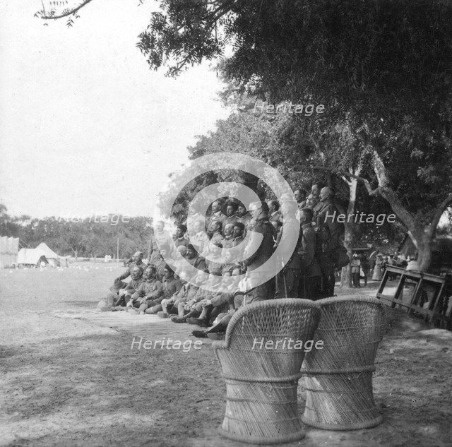 HM Amir, Lord Kitchener and staff, Agra, India, 1900s.Artist: H Hands & Son