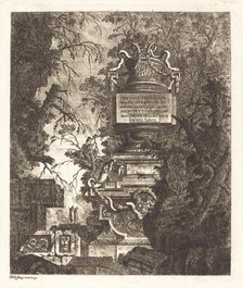 Frontispiece for "Fountains", 1768. Creator: Jean-Laurent Legeay.
