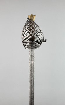 Basket-Hilted Broadsword (Schiavona), Venice, c. 1700. Creator: Unknown.