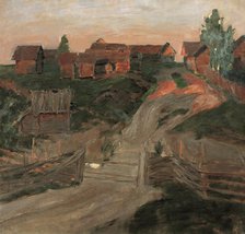 The Last Rays of the Sun, 1899. Creator: Levitan, Isaak Ilyich (1860-1900).