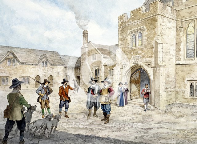 Farleigh Hungerford Castle, c1660, (c1990-2010). Artist: Philip Corke.