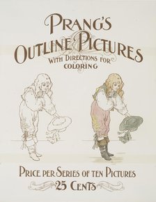 Prang's outline pictures with directions for coloring., c1865 - 1899. Creator: Louis Prang.