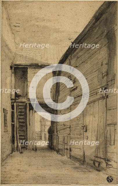 Yard of an Old House, n.d. Creator: Cornelis Saftleven.