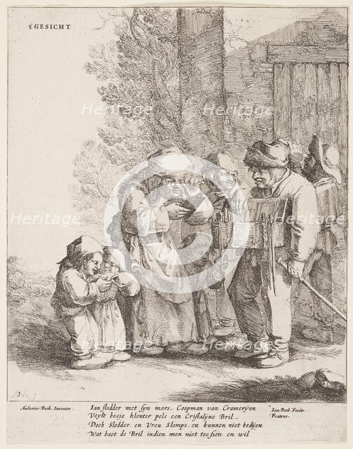 The five senses (sight),  1642-1650. Creator: Jan Dirksz Both.