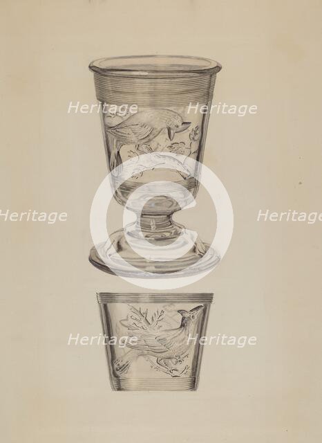 Spoon Holder, c. 1939. Creator: May Hays.