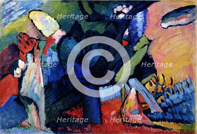 Improvisation 4., 1909. Artist: Kandinsky, Wassily Vasilyevich (1866-1944)