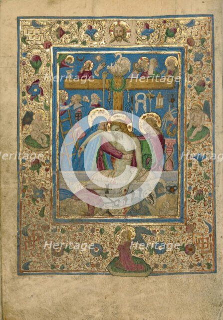 The Pietà; Book of Hours, about 1460. Creator: Unknown.