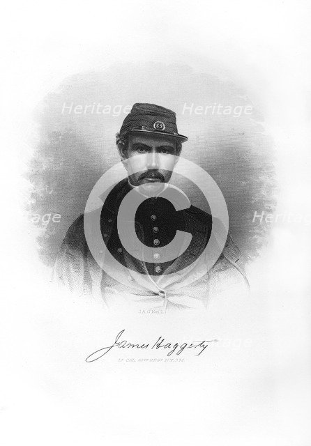 Lieutenant Colonel James Haggerty, American soldier, (1872).Artist: John A O'Neill