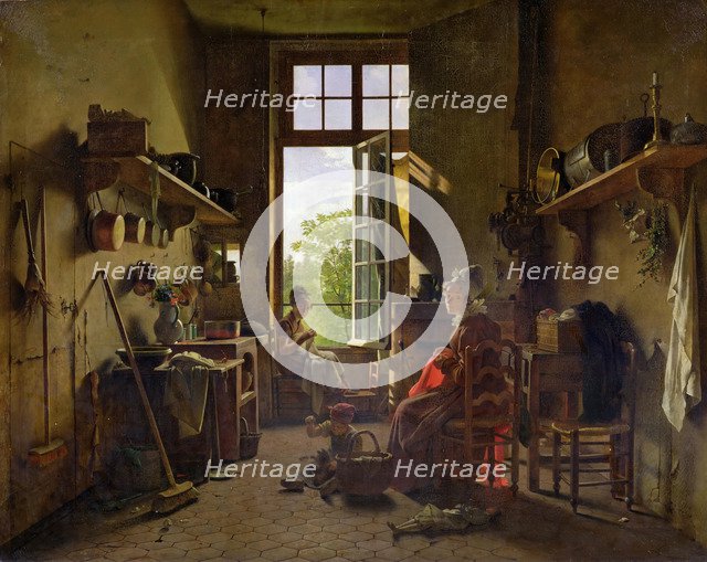 Kitchen Interior. Artist: Drolling, Martin (1752-1817)