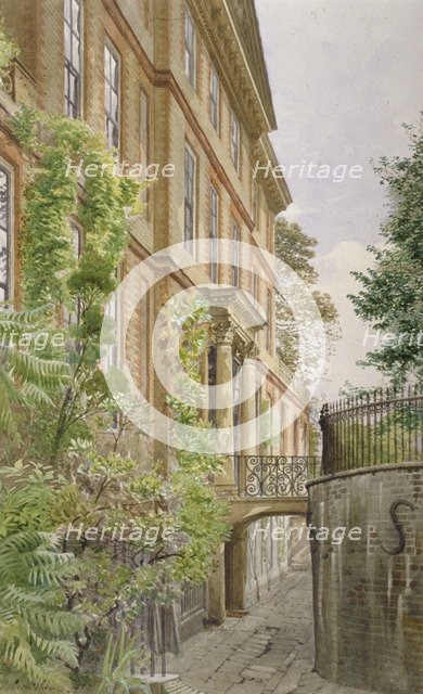 Wandsworth Manor House, St John's Hill, Wandsworth, London, 1887. Artist: John Crowther