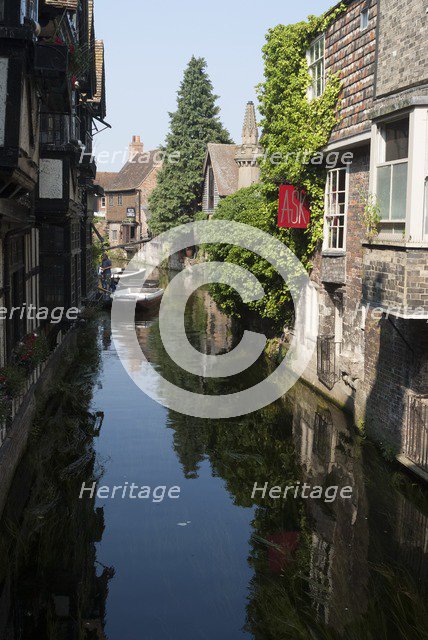 UK, Canterbury, Weaver's Ho & river, 2009. Creator: Ethel Davies.