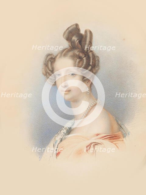 Archduchess Sophie of Austria, Princess of Bavaria (1805-1872). Creator: Eybl, Franz (1806-1880).