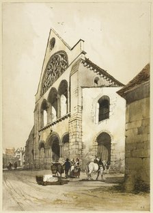St. Andre, Chartres, 1839. Creator: Thomas Shotter Boys.