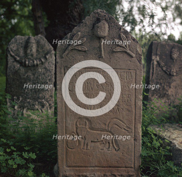 Gravestone to a priest of Saturn in Carthage, 2nd century. Artist: Unknown