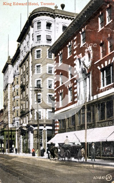 The King Edward Hotel, Toronto, Canada, 1911. Artist: Unknown