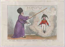 The York Magician Transforming a Foot-Boy to a Captain, February 25, 1809., February 25, 1809. Creator: Thomas Rowlandson.