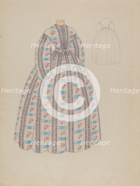 Dress, c. 1936. Creator: Roberta Spicer.