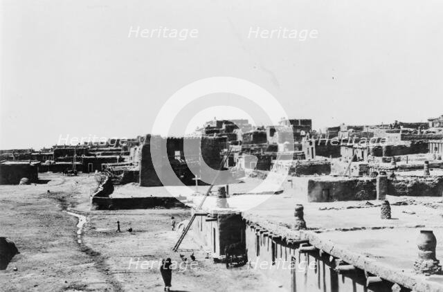 Zuni Pueblo, New Mexico, c1927. Creator: Edward Sheriff Curtis.