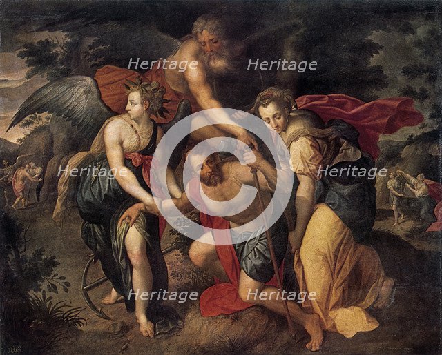 'The Three Ages of Man', allegory, late 16th century. Artist: Jacob de Backer