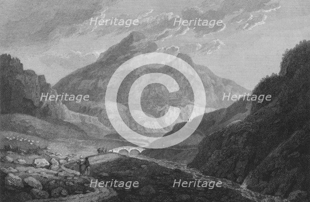 'A View of Ben Eim', 1813. Artist: Samuel Middiman.
