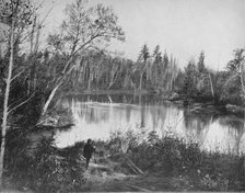 'Scene on Peshtigo River, Wisconsin', c1897. Creator: Unknown.