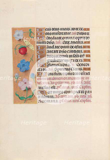 Hours of Queen Isabella the Catholic, Queen of Spain: Fol. 164v, c. 1500. Creator: Master of the First Prayerbook of Maximillian (Flemish, c. 1444-1519); Associates, and.