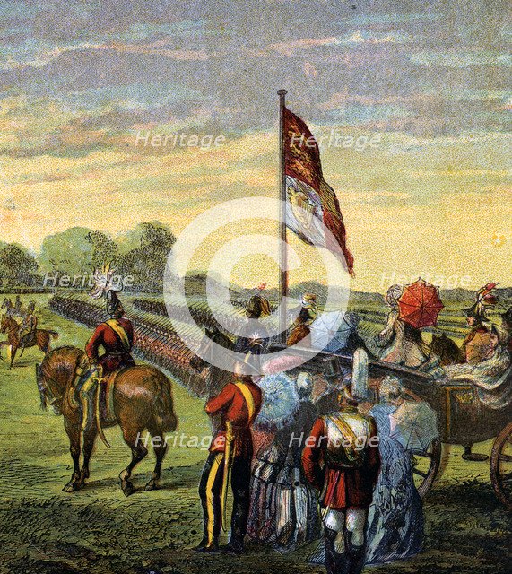 'The Volunteer Review', c1850s. Artist: Unknown