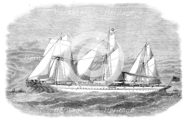 The screw steam-ship Viceroy for the Suez Canal traffic, 1871. Creator: Unknown.