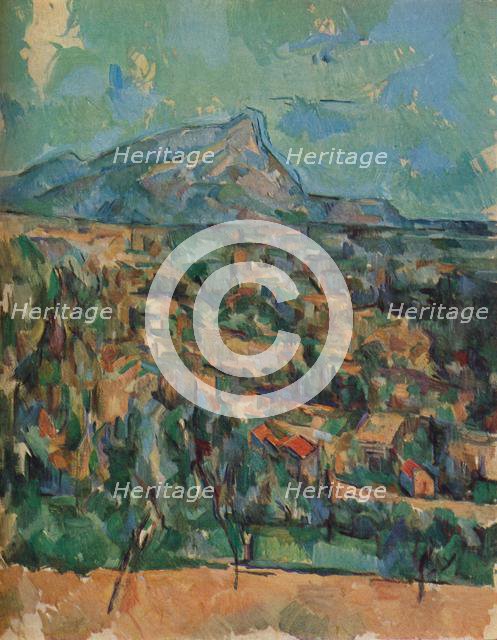 'Mont Ste. Victoire', c1880s, (1946).  Creator: Paul Cezanne.
