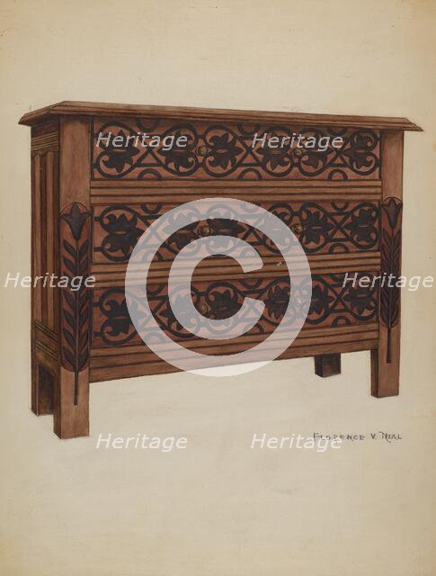 Chest of Drawers, c. 1936. Creator: Florence Neal.