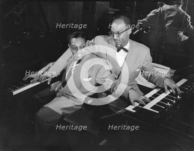 Portrait of Billy Taylor and Bob Wyatt, New York, N.Y., ca. 1947. Creator: William Paul Gottlieb.