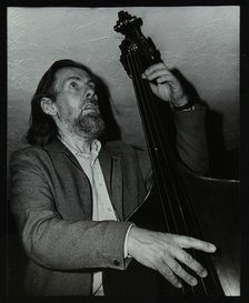 Bassist Peter Ind at the Bass Clef, London, 1985. Artist: Denis Williams