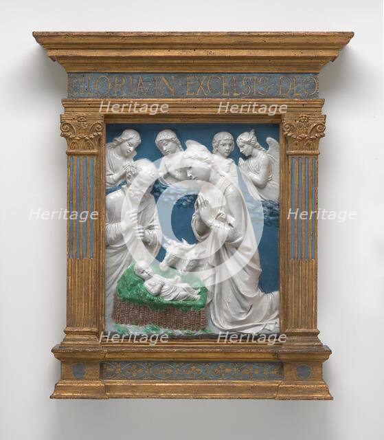 The Nativity, c. 1460. Creator: Luca della Robbia.