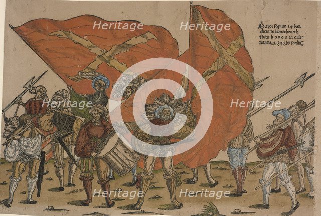 Ceremonial Procession in Bologna on 5 November 1529, on the Occasion of Charles V's Coronation by Po