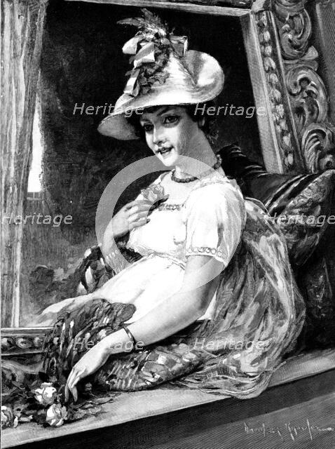 In A Gondola, 1895. Creator: R. Taylor.