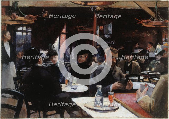 Cafe de l'ecrevisse, c1880. Creator: Unknown.