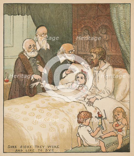 'Sore Sicke They Were and Like To Dye', c1878.  Creator: Randolph Caldecott.