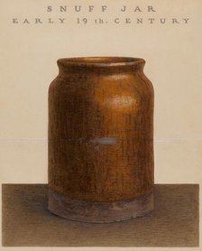 Snuff Jar, 1938. Creator: Guido Metelli.