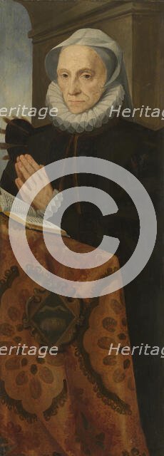 Marie le Batteur, late 16th century. Creator: Abraham de Rijcke.