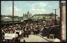 Irkutsk: Flea Market, 1904-1914. Creator: Unknown.