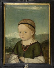 Portrait of Barbara Thenn (1513-1542), 1516. Creator: Wolf Huber.