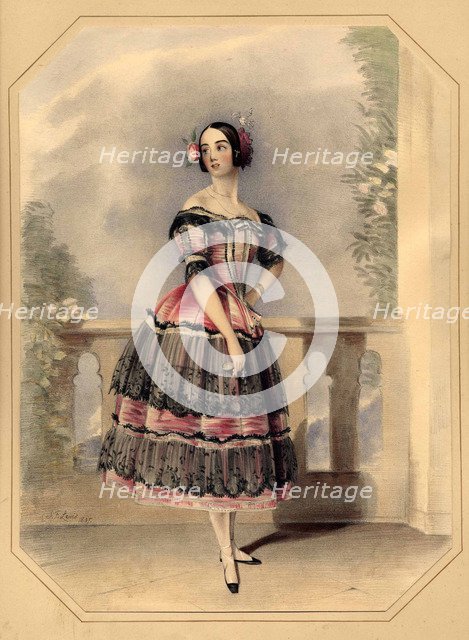Pauline Duvernay (1813-1894) as Florinda in Le Diable Boîteux (The Lame Devil) by Casimir Gide, 1837