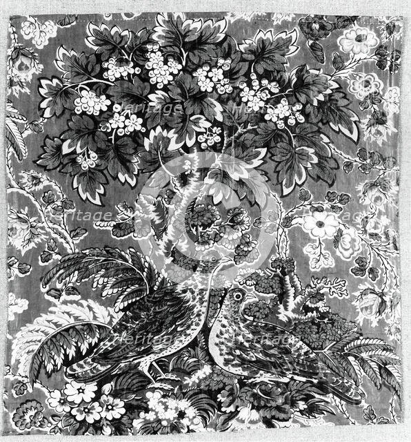 Panel, England, c. 1815. Creator: Bannister Hall Print Works.