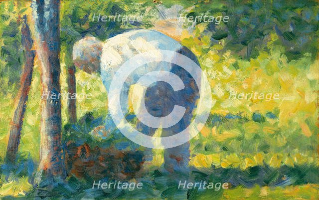The Gardener, 1882-83. Creator: Georges-Pierre Seurat.