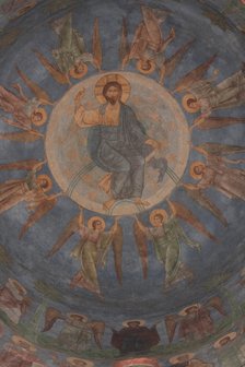 The Ascension of Christ, 12th century. Artist: Ancient Russian frescos  